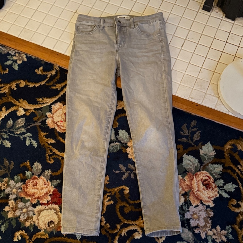 William Rast‎ high rise ankle skinny  Jeans in grey - worn a bunch- still great